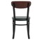 Flash Furniture Green Vinyl Dining Chairs - Walnut Wood Backs, 2PK 2-XU-DG6V5GNV-WAL-GG - alternate 4